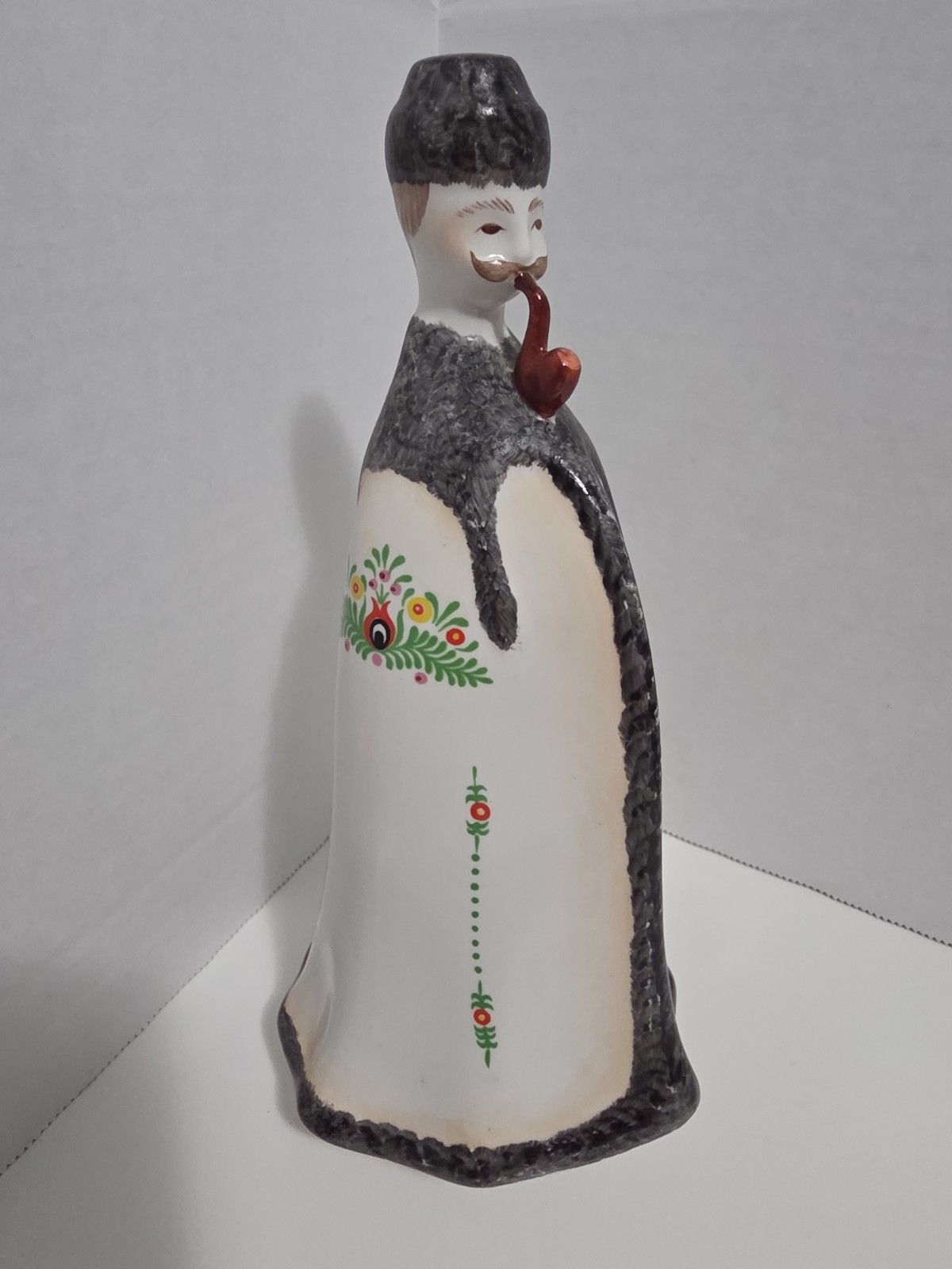Vintage Aquincum Budapest Hungarian Folklore Porcelain Figurine Man with Pipe