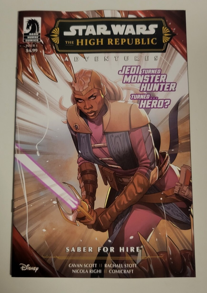 🔑Star Wars: High Republic Adv-Saber for Hire #1 04/2024 NM-/VF+ COVER A DHC
