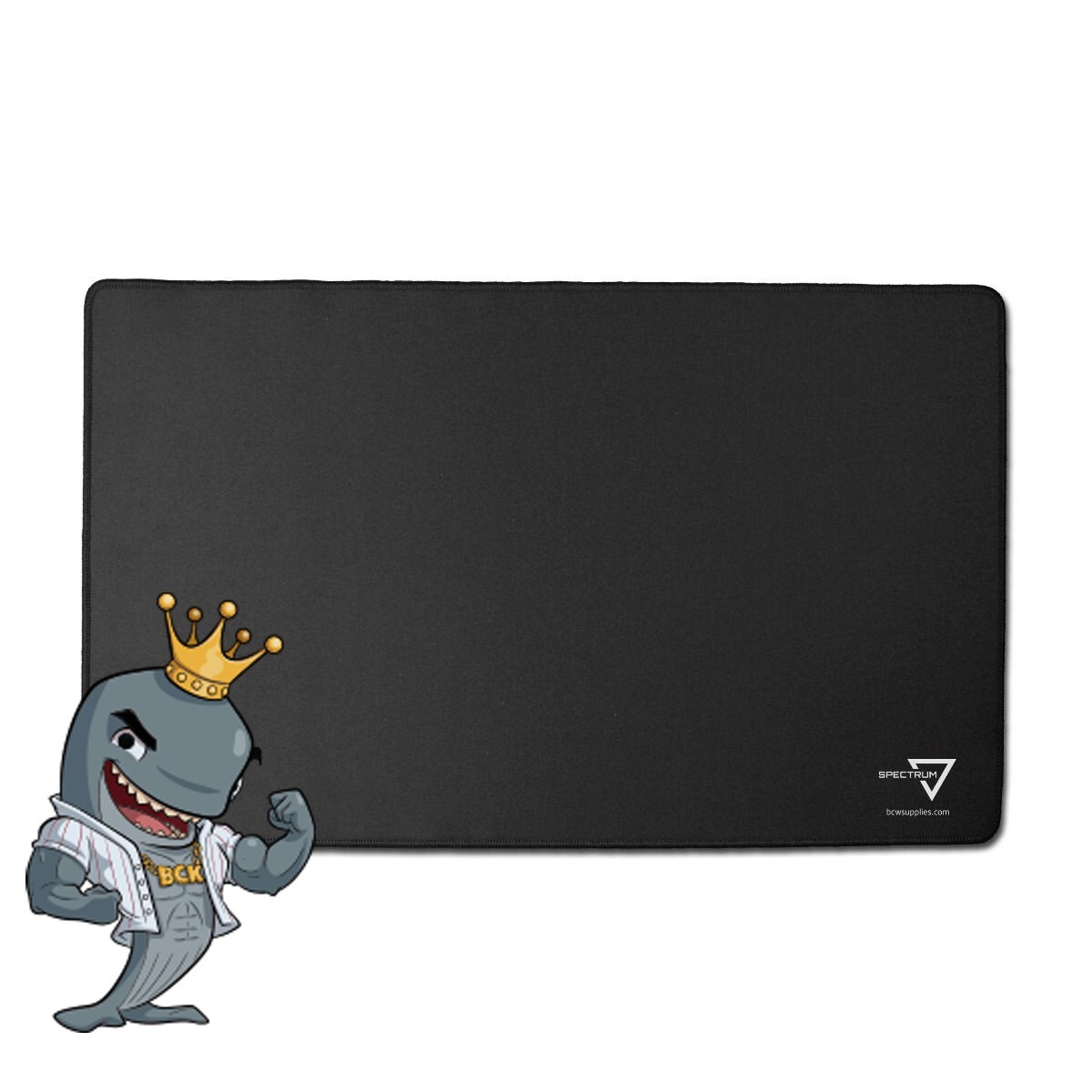 BCW Gaming Playmat - Black Stitched Edging 