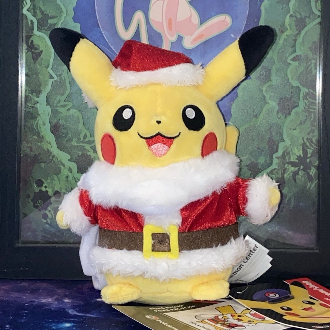 Pokémon Center Pikachu Santa Claus Costume Poké Plush w/ Tag Pokémon Center Pikachu Santa Claus Costume Poké Plush w/ Tag