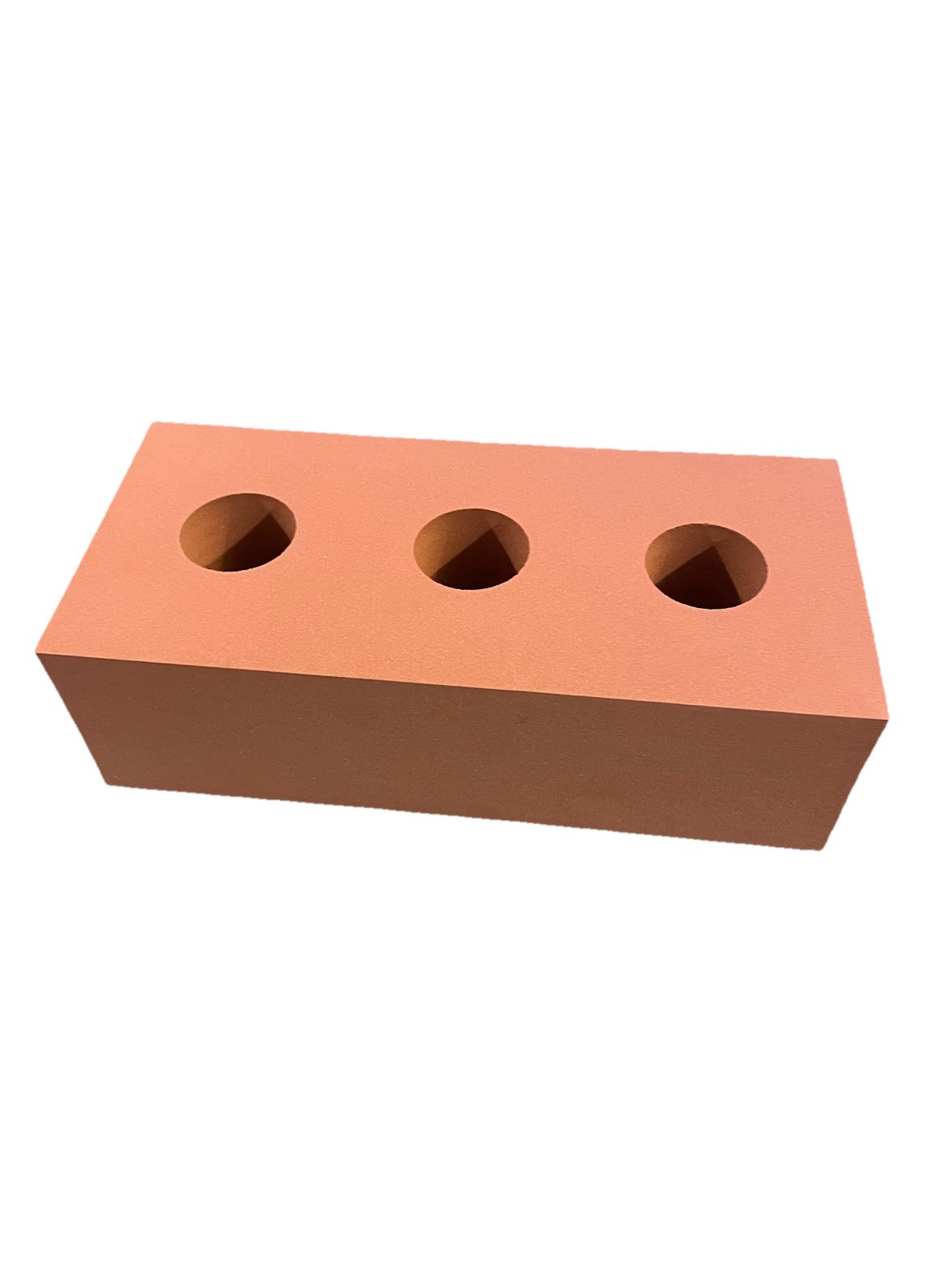 Single Foam Brick Toy Fake Prop Construction Block 3 Hole Prank Magic Full-size Single Foam Brick Toy Fake Prop Construction Block 3 Hole Prank Magic Full-size