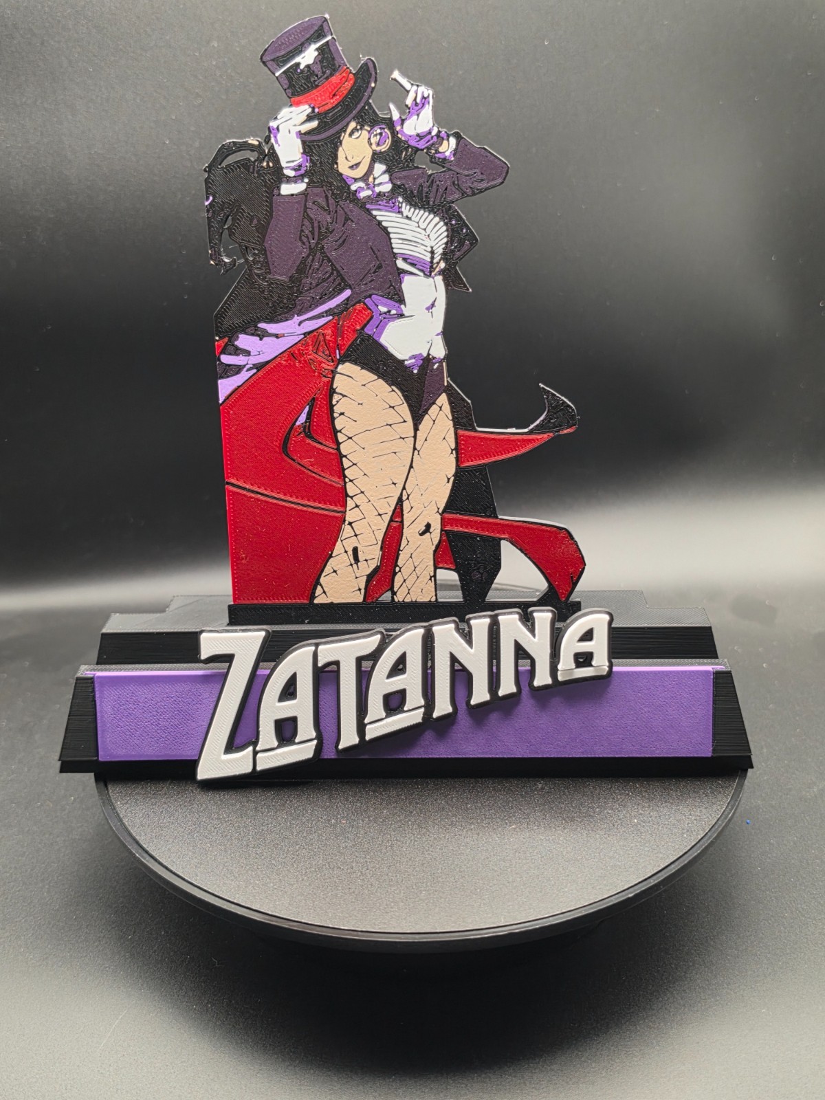 Zatanna Comic Book Display Stand, CGC, CBCS Non-Graded Comics