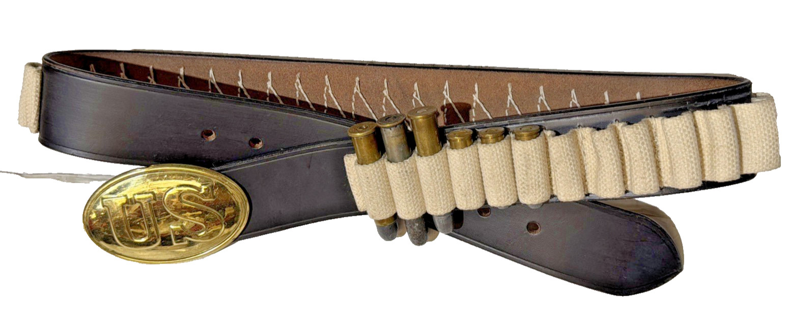 Fairweather Style Leather Cartridge BELT .45-70 (32-38 inch) BELT ONLY Fairweather Style Leather Cartridge BELT .45-70 (32-38 inch) BELT ONLY
