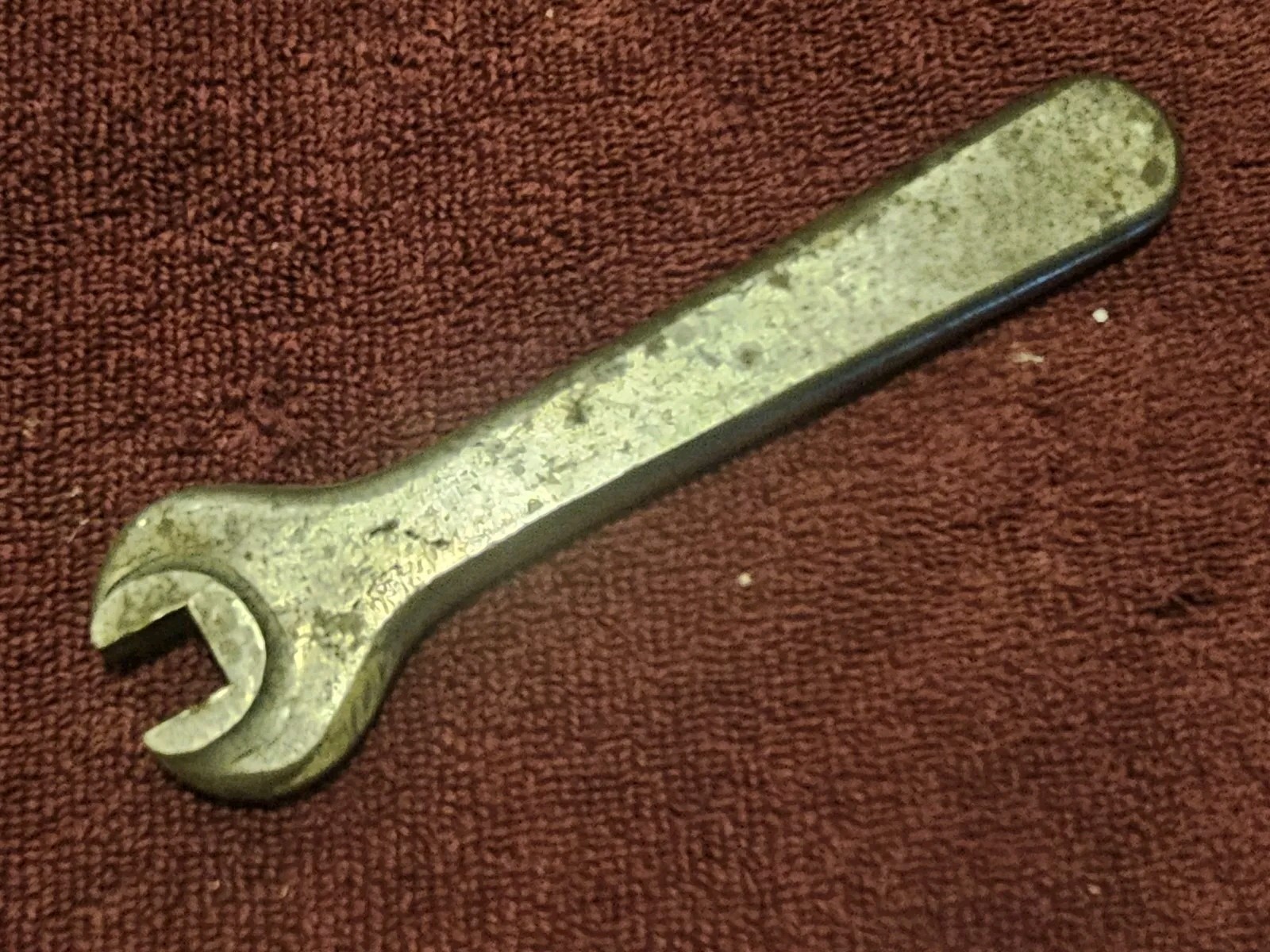 Unmarked Lathe Tool Post Wrench 7/16