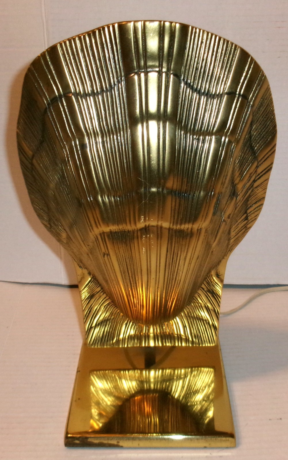 Vintage Chapman Brass Shell Hollywood Regency MCM 14\