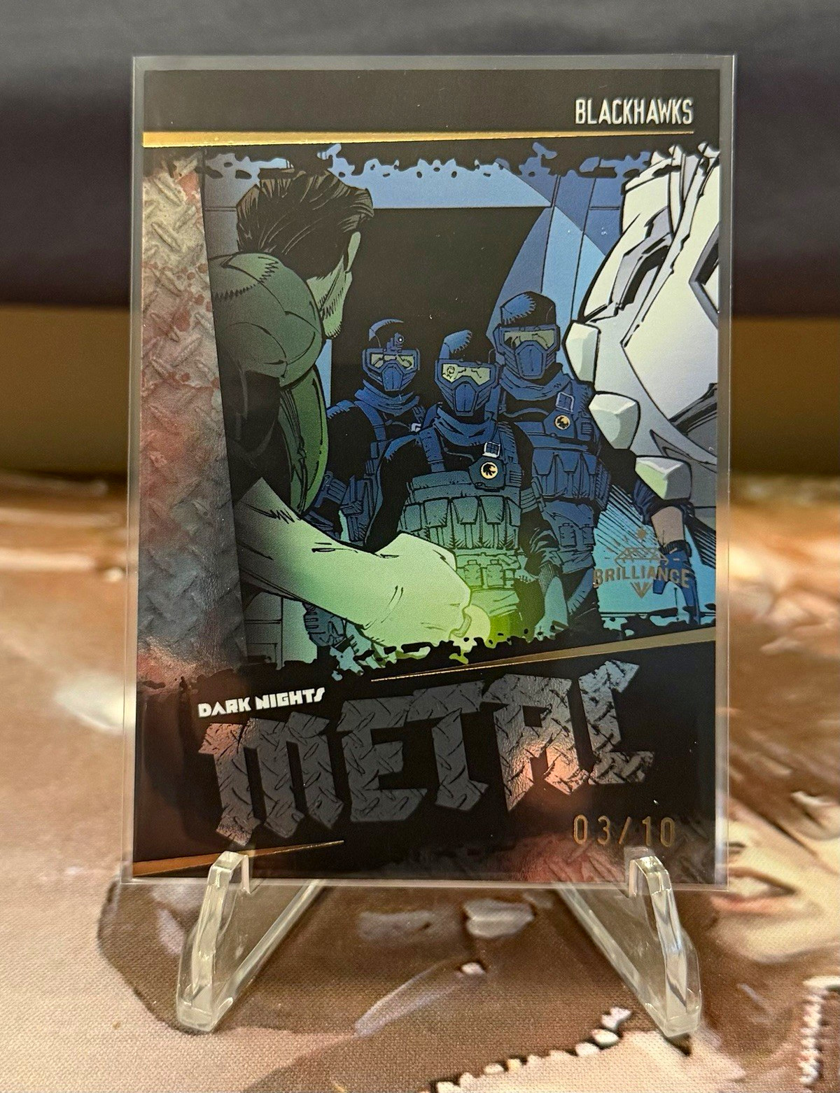Cryptozoic 2024 Dark Nights Metal Brilliance Blackhawks DNM6 /10 Cryptozoic 2024 Dark Nights Metal Brilliance Blackhawks DNM6 /10