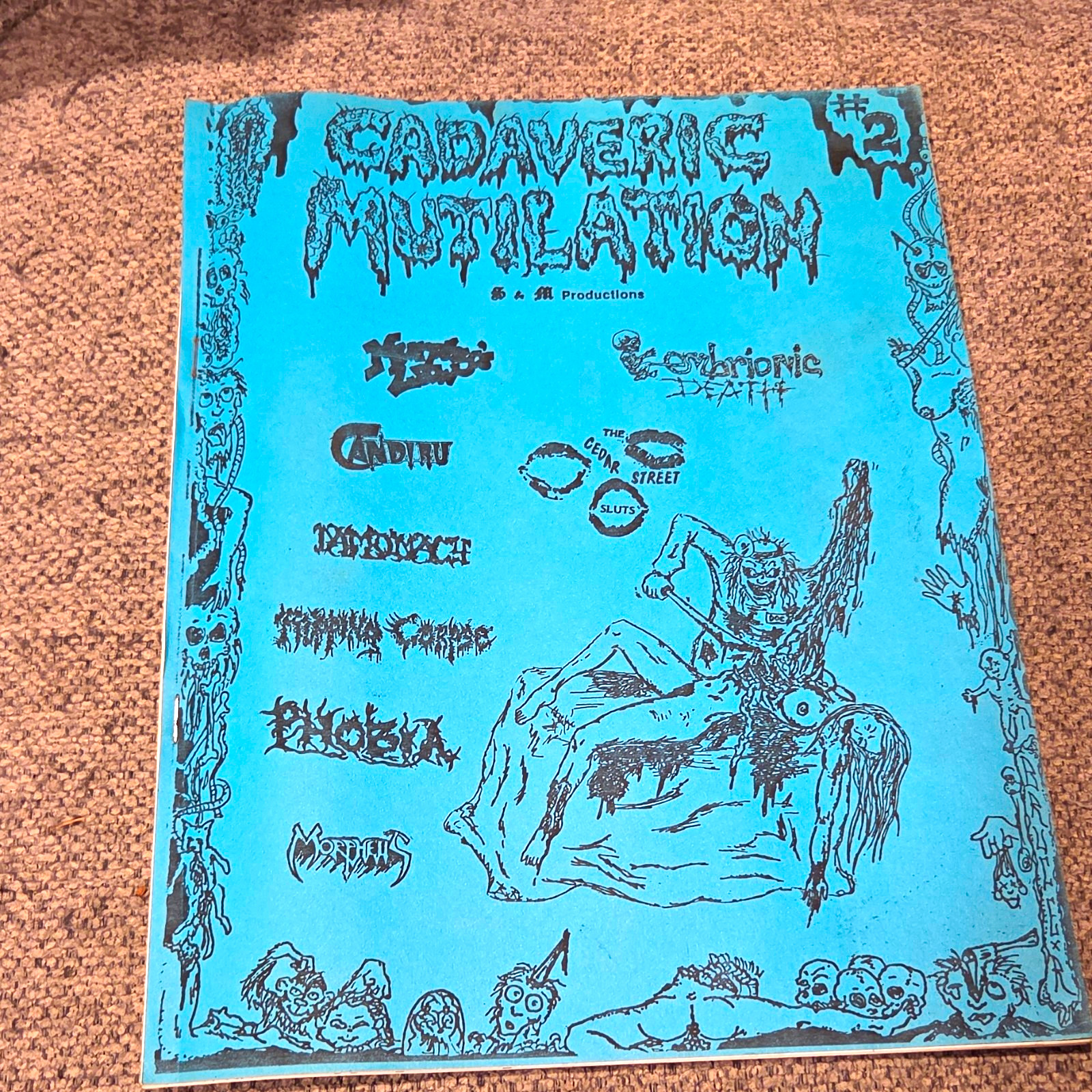 Vtg Cadaveric Mutilation #2 Zine  Death Metal Band 1992 RARE S&M Production Book
