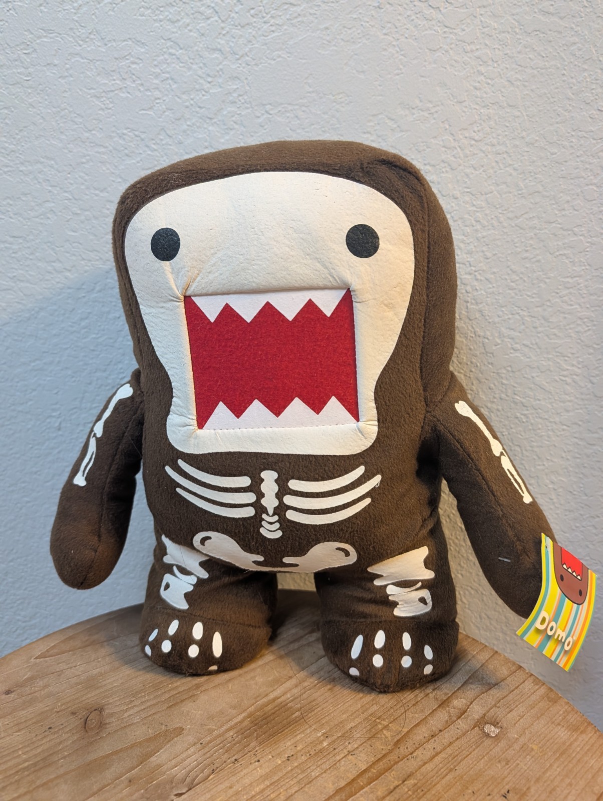 VTG NWT Domo Kun Skeleton Plush toy 2011 12
