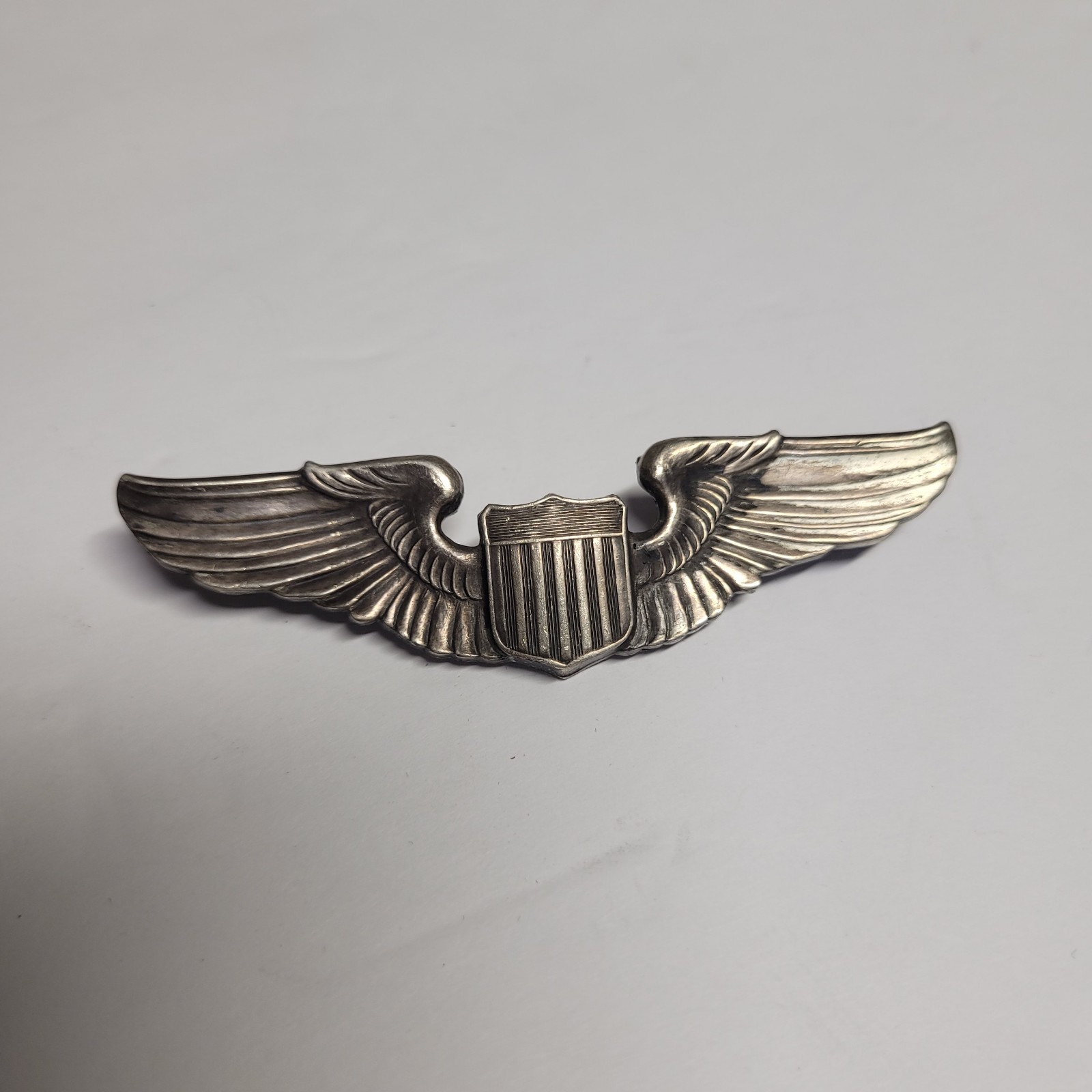 WWII Pilots Graduation Wing .925 Sterling Silver Amcraft
