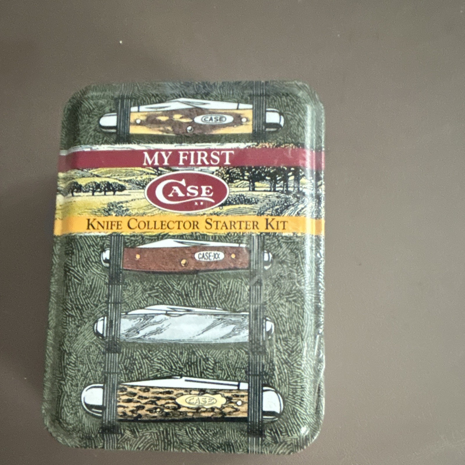 My First Knife Collector Starter Case Knife Kit NEVER Opened Still In Plastic