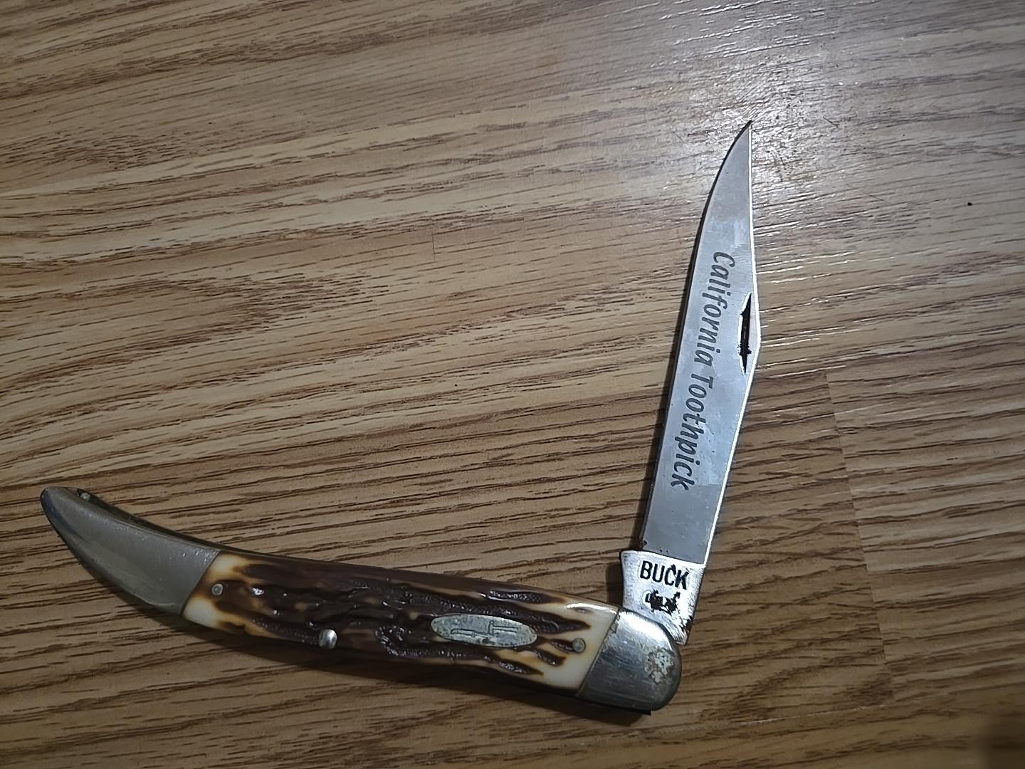 Vintage Buck California Toothpick folding pocket knife