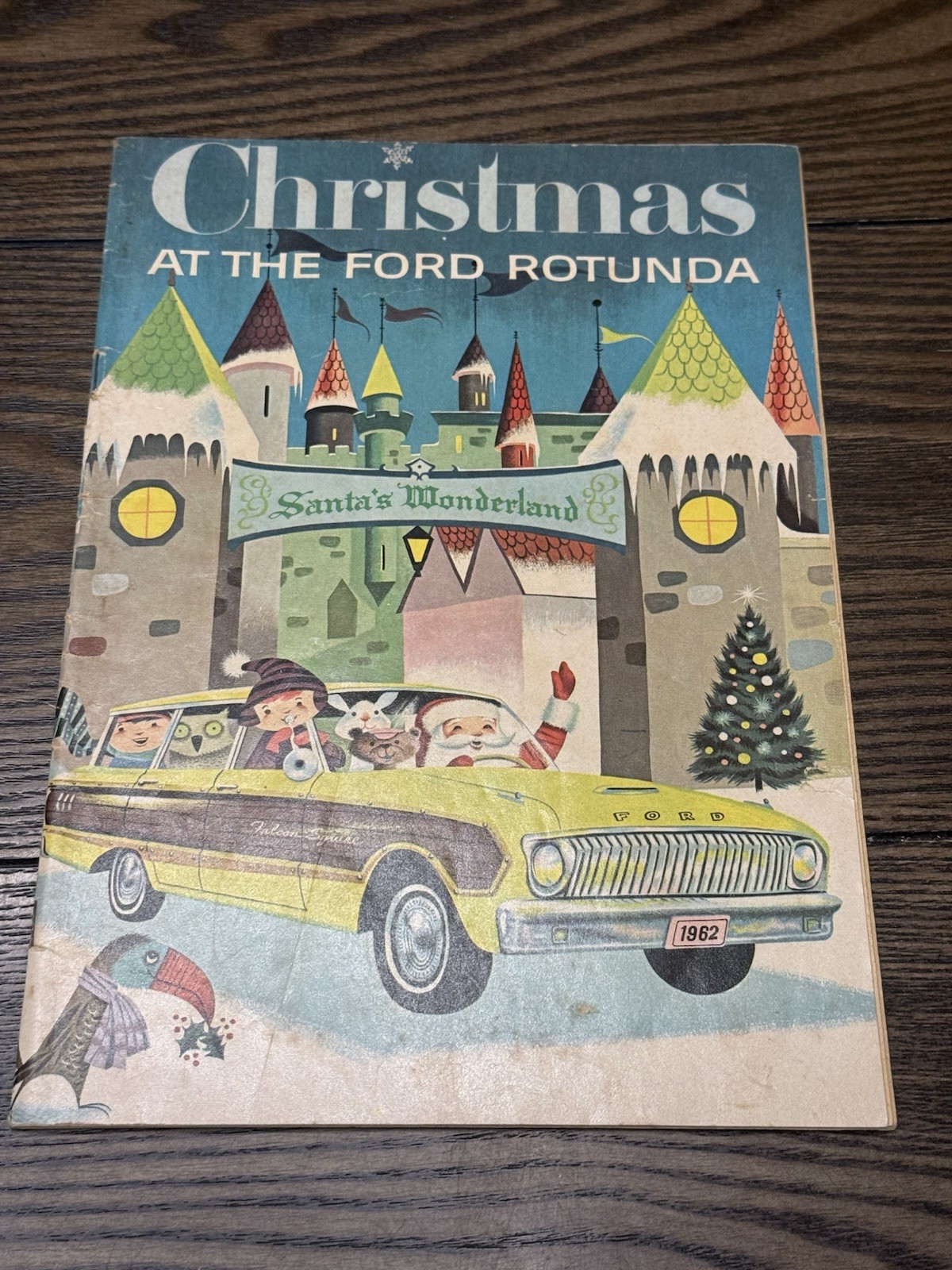 Rare THE FORD ROTUNDA CHRISTMAS BOOK 1961 Comic Book With Illustrations