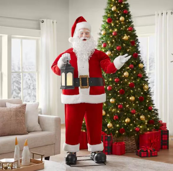 6.5 FT ANIMATED LED APP CONTROLLED SANTA CLAUS ANIMATRONIC CHRISTMAS DECORATION