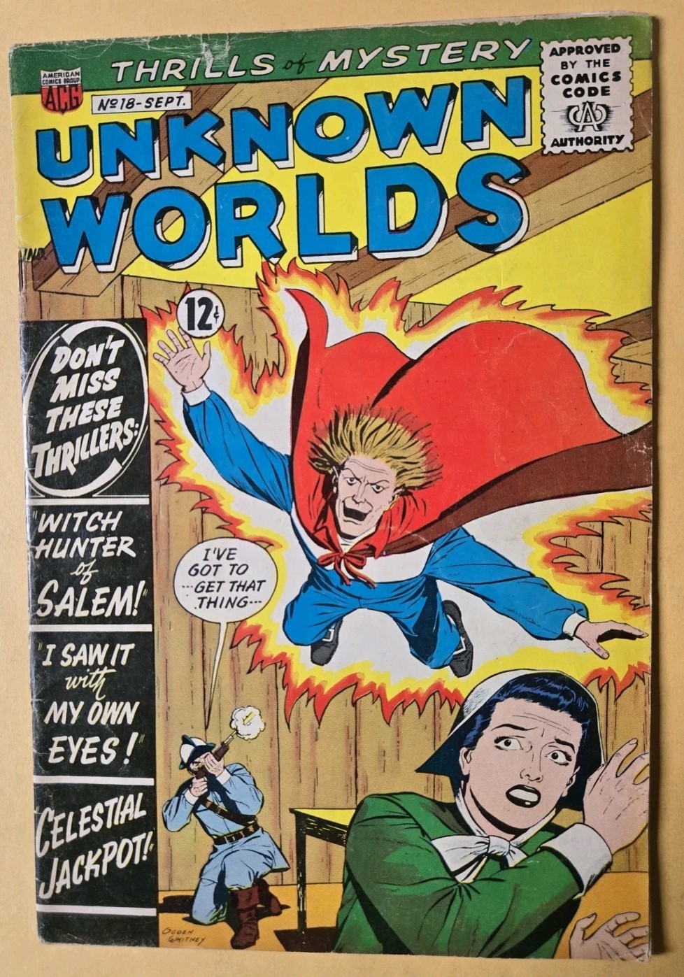 Unknown Worlds #18 VG- (3.5) American Comics Group 9/62