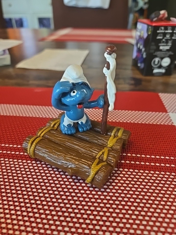 SUPER SMURF #40246 River Raft Smurf 