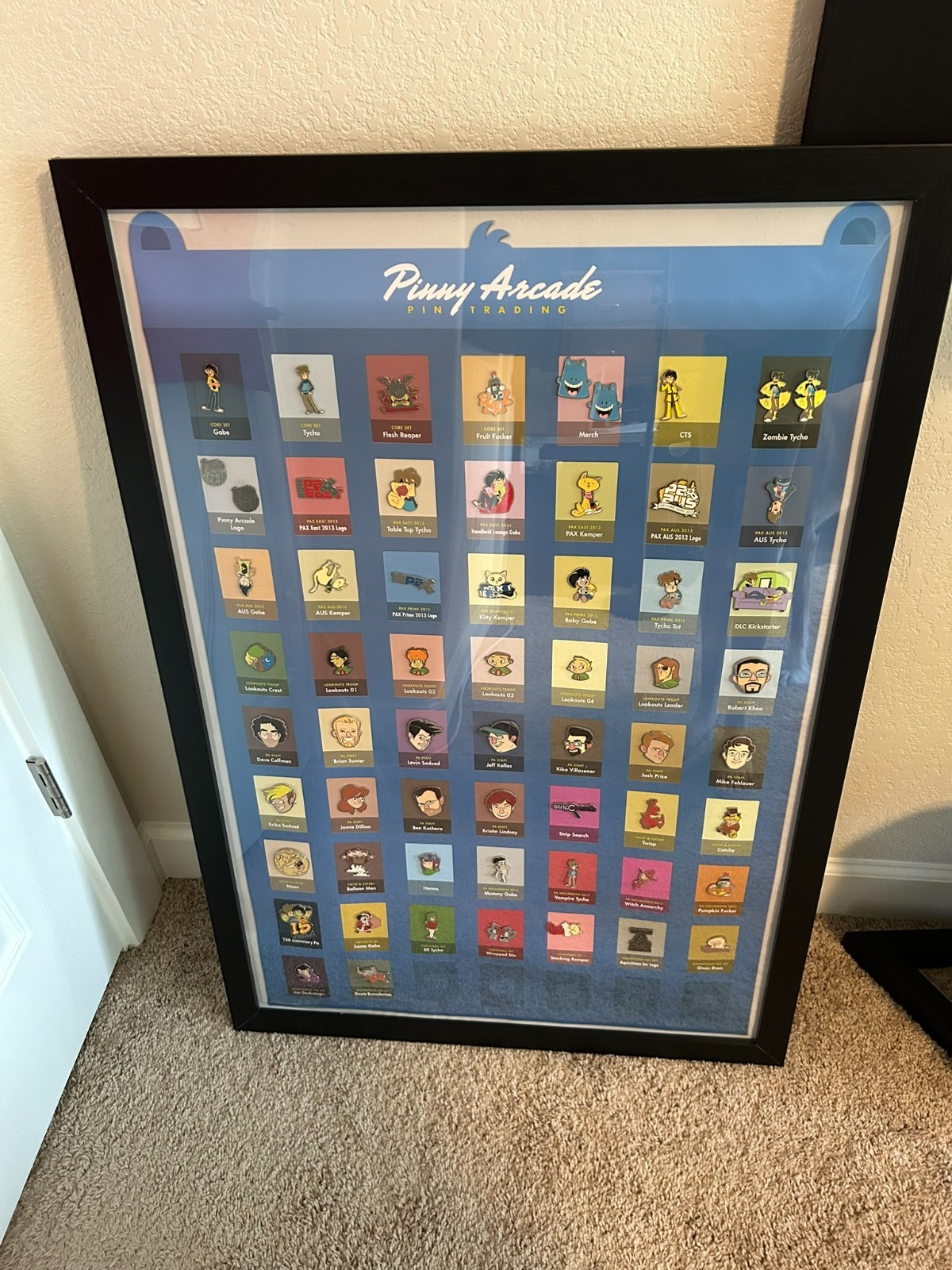 Pinny Arcade/Penny Arcade 2013 Pin Lot DLC PIN & POSTER SOLD SEPARATELY