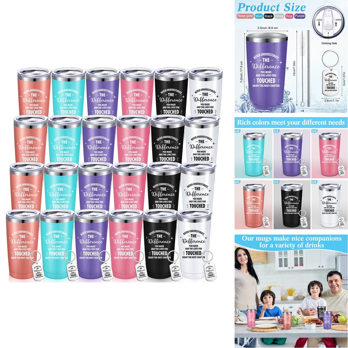 Sieral 24 Sets Employee Appreciation Gifts Bulk For Coworker Thank You Supplies