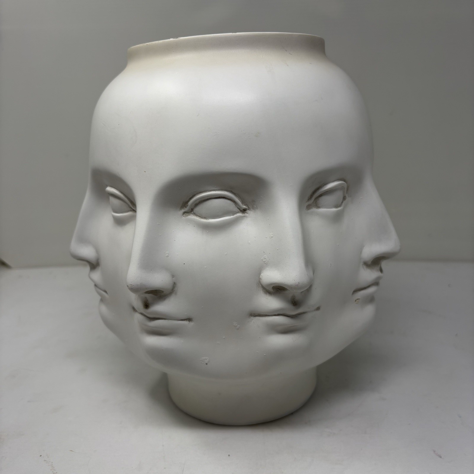 Vintage TMS Fornasetti Style Perpetual Face Vase Multi Face Collectable Vase