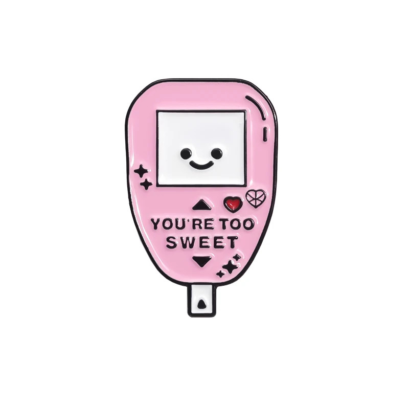 Cute Glucometer You\'Re Too Sweet Enamel Pins Medicine Instrument Glucometer