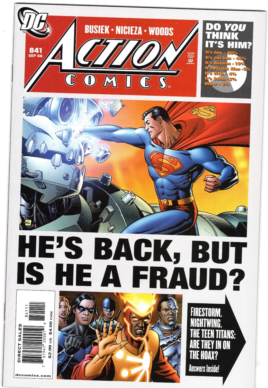 Action Comics #841 DC Comics 2006 NM+ Action Comics #841 DC Comics 2006 NM+