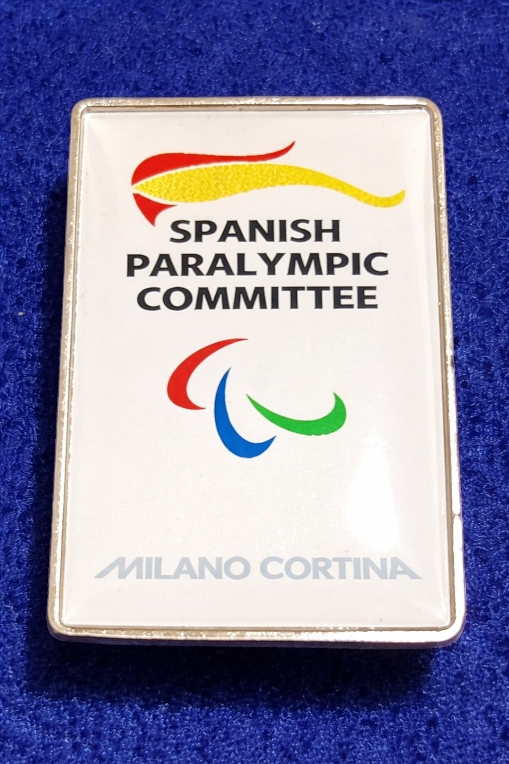 MILANO CORTINA 2026 PARALYMPIC GAMES. SPANISH PARALYMPIC COMMITTEE MAGNET.