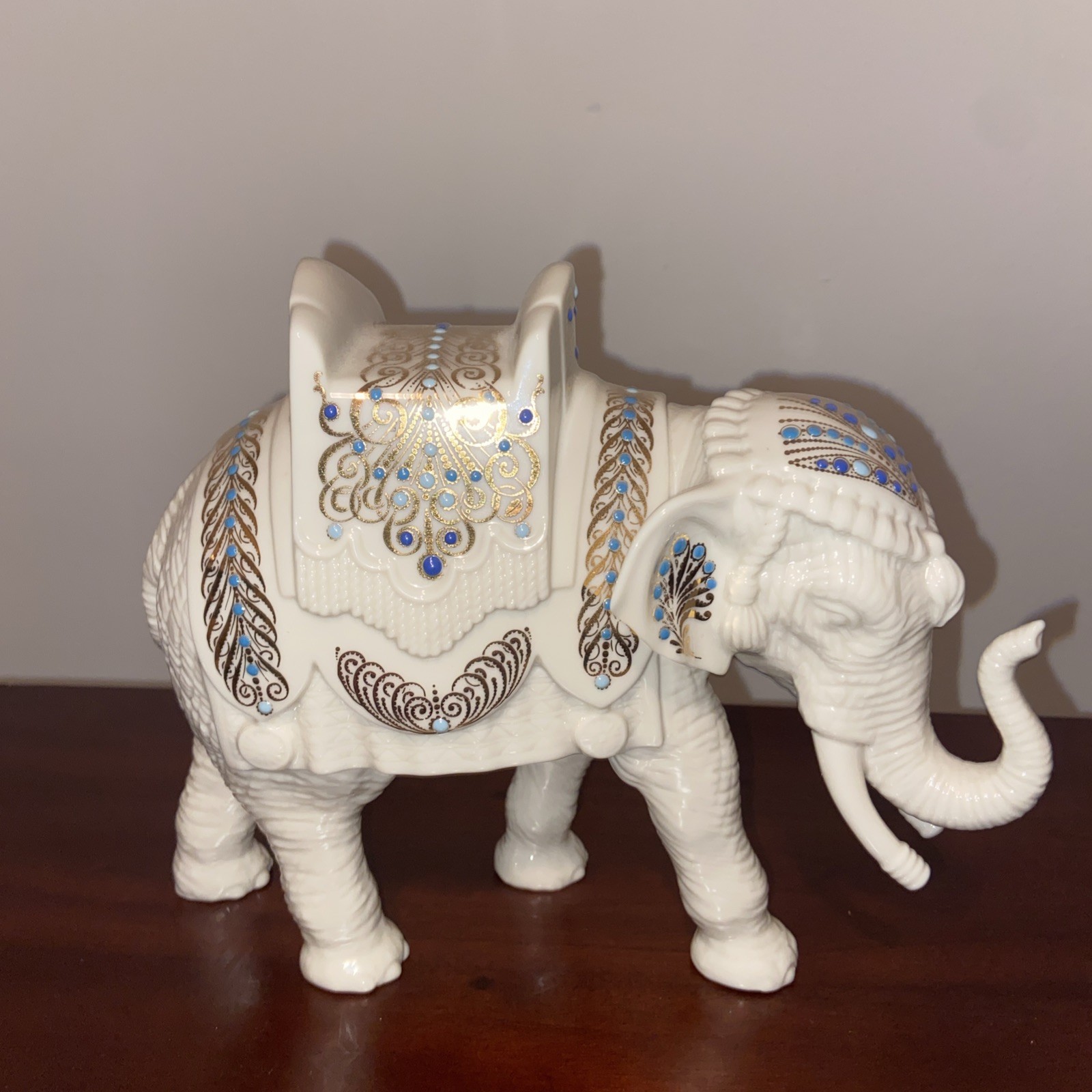 Stunning LENOX China Jewels Nativity Elephant Vintage 90s