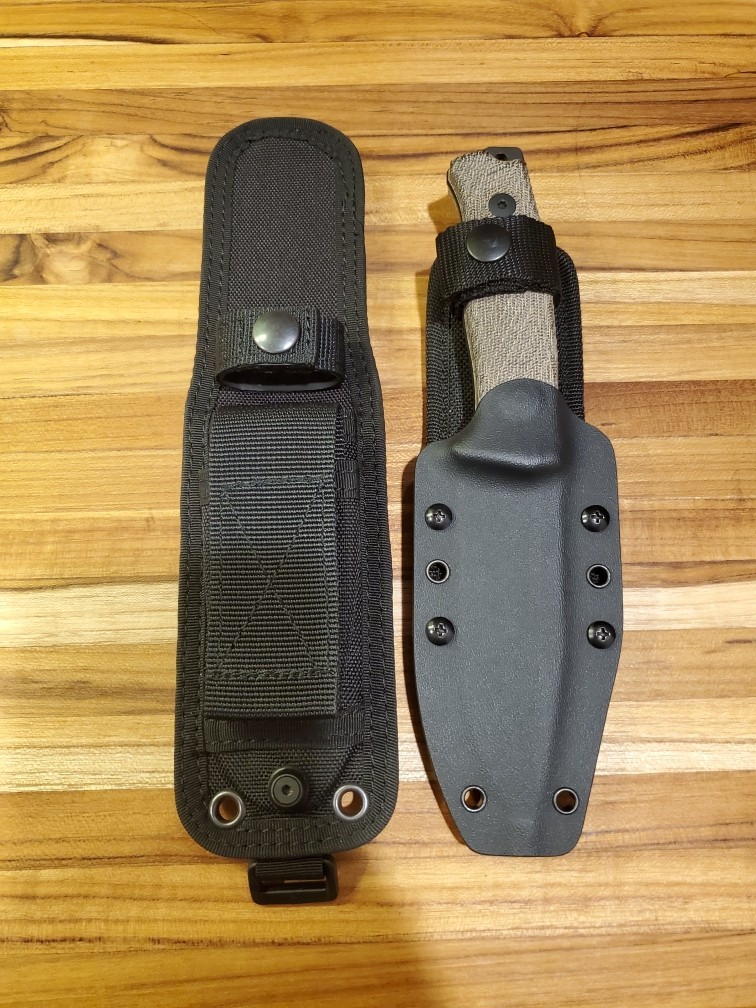 LionSteel M5 Fixed Blade Knife Green Micarta (4.50