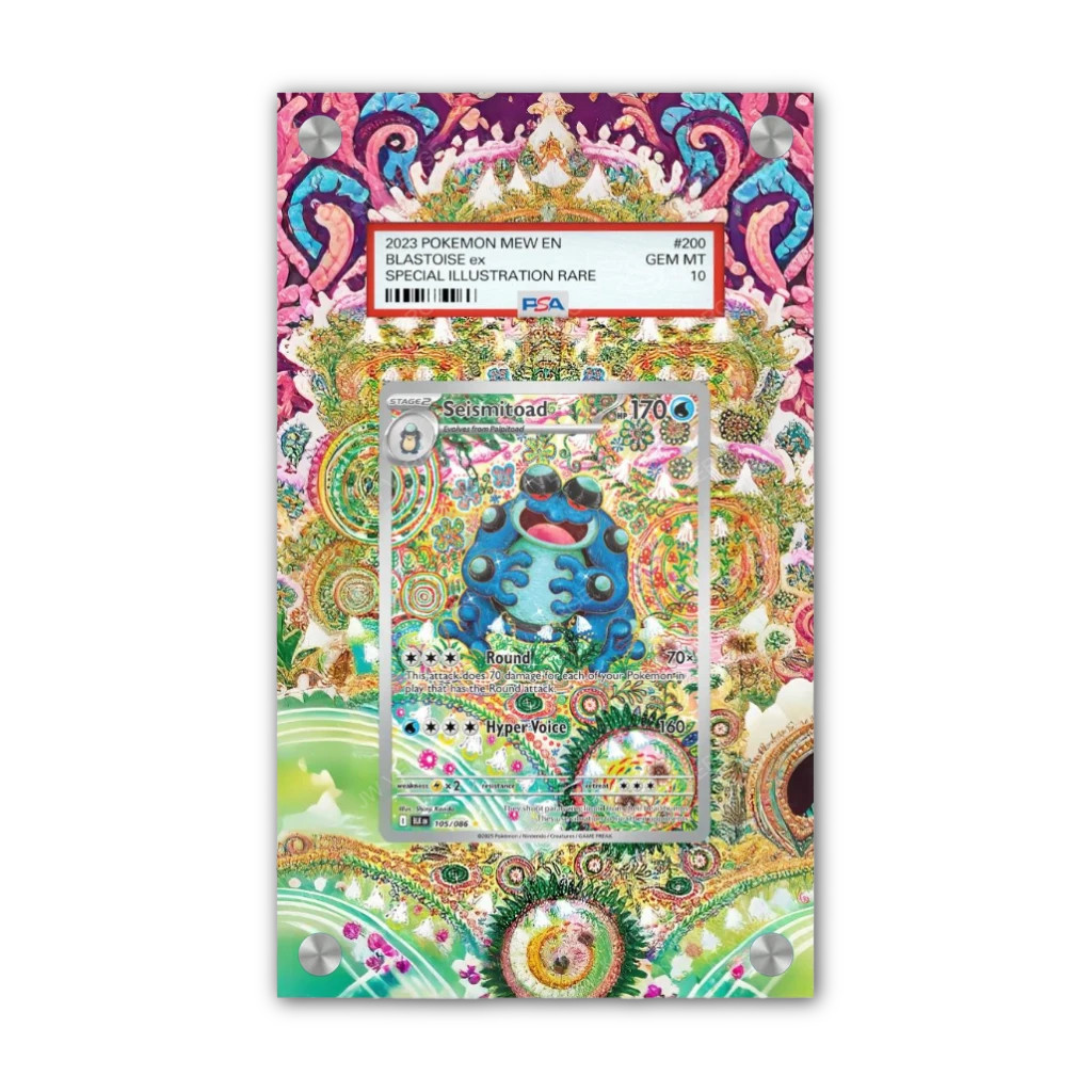 Seismitoad 105/086 - PSA Pokémon Extended Artwork Display Case