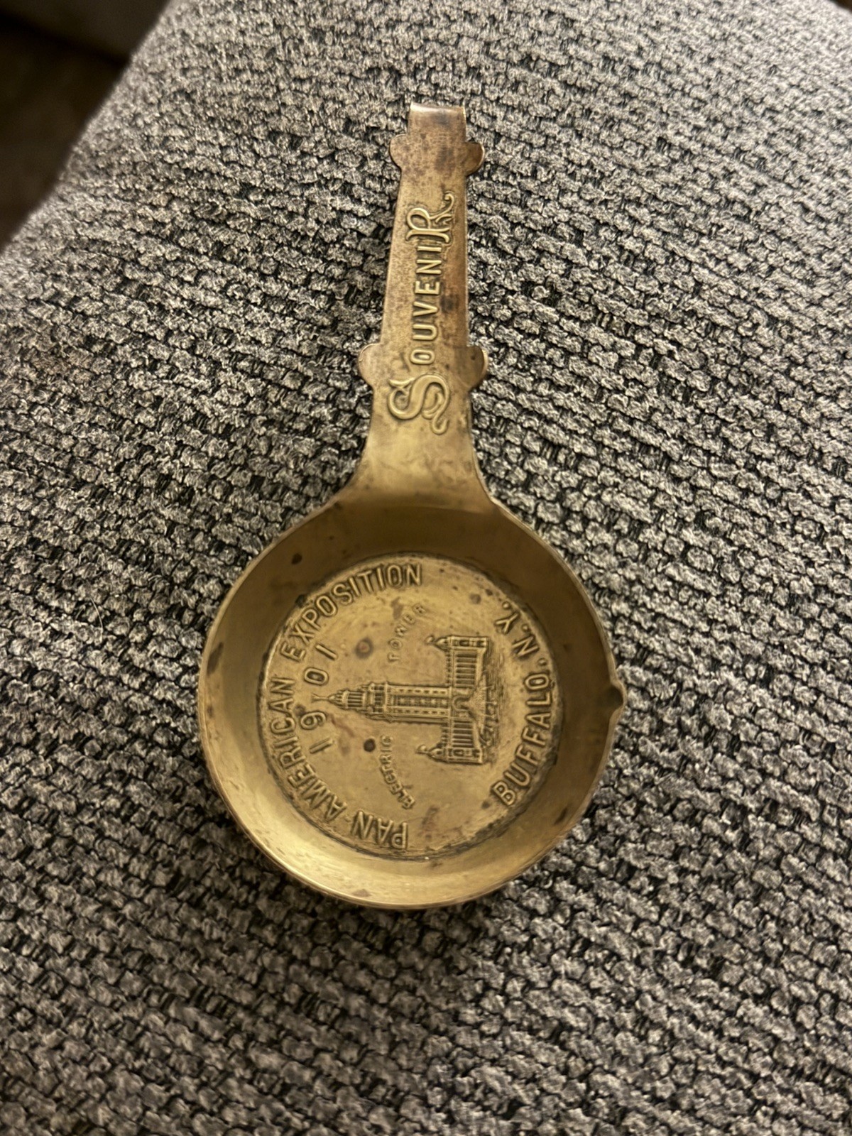 Antique 1901 PAN-AMERICAN EXPOSITION Frying Pan Vintage Buffalo