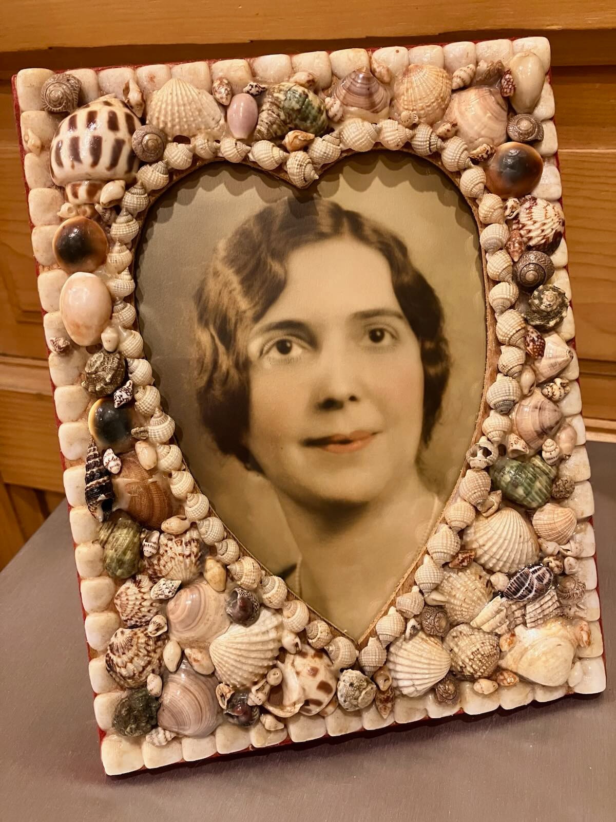 VINTAGE Shabby Chic SEA SHELL \
