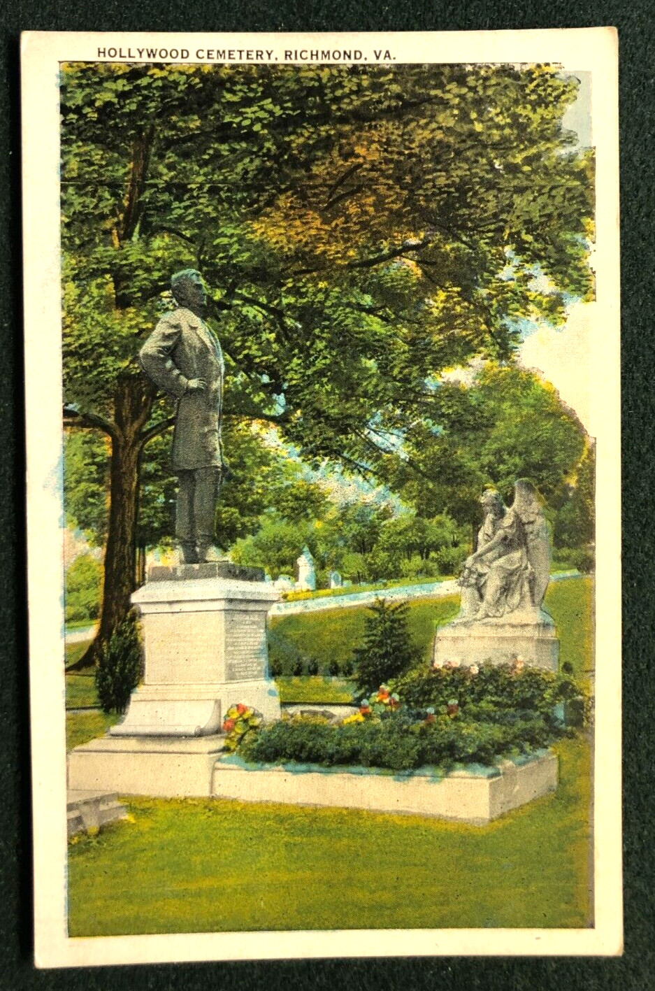 RICHMOND VA - 1915-1930 ERA POSTCARD - HOLLYWOOD CEMETERY RICHMOND VA - 1915-1930 ERA POSTCARD - HOLLYWOOD CEMETERY