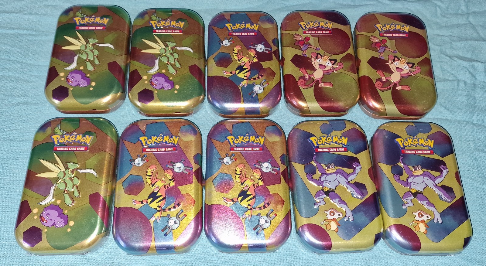 Pokemon TCG X10 Scarlet & Violet 151 Mini Tins X20 Booster Packs New/Sealed