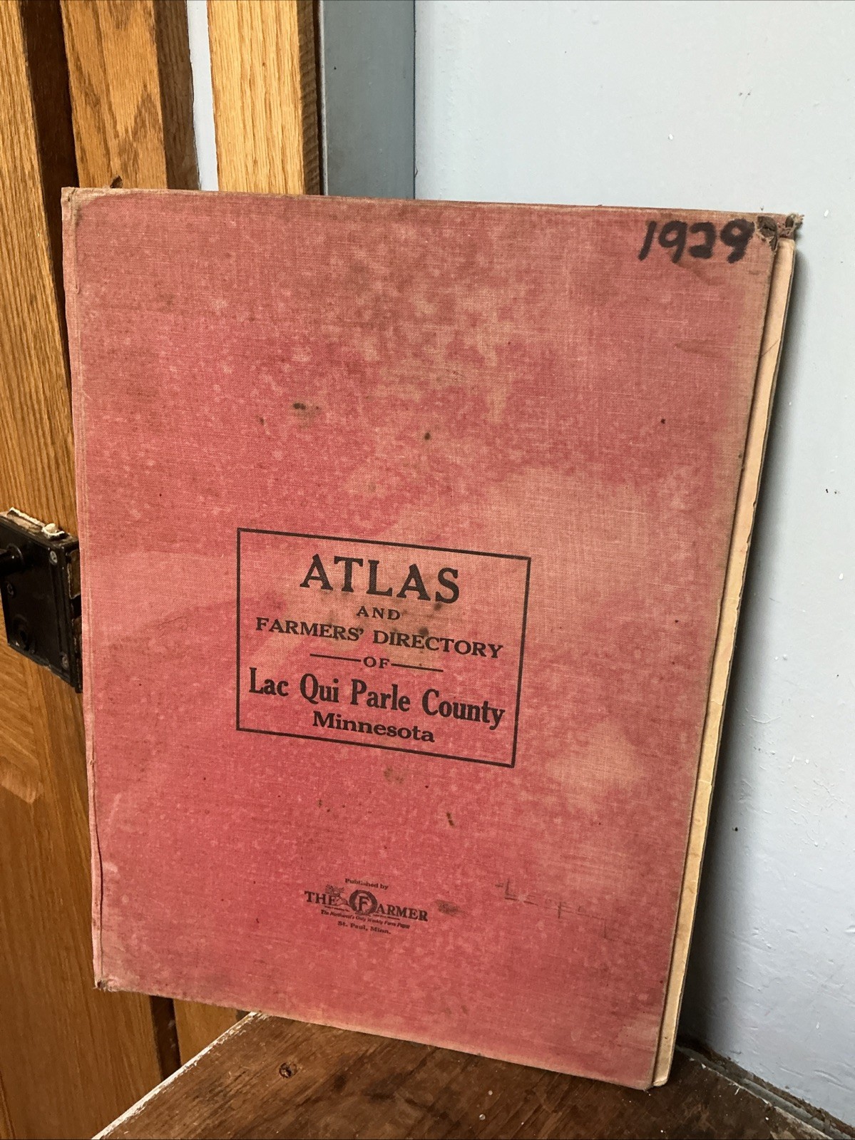 Lac qui Parle County, Minnesota 1929 Atlas Plat Directory Madison Dawson Boyd MN