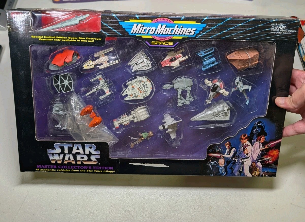 Micro Machines Master Collector\'s Edition Star Wars vehicles NIB