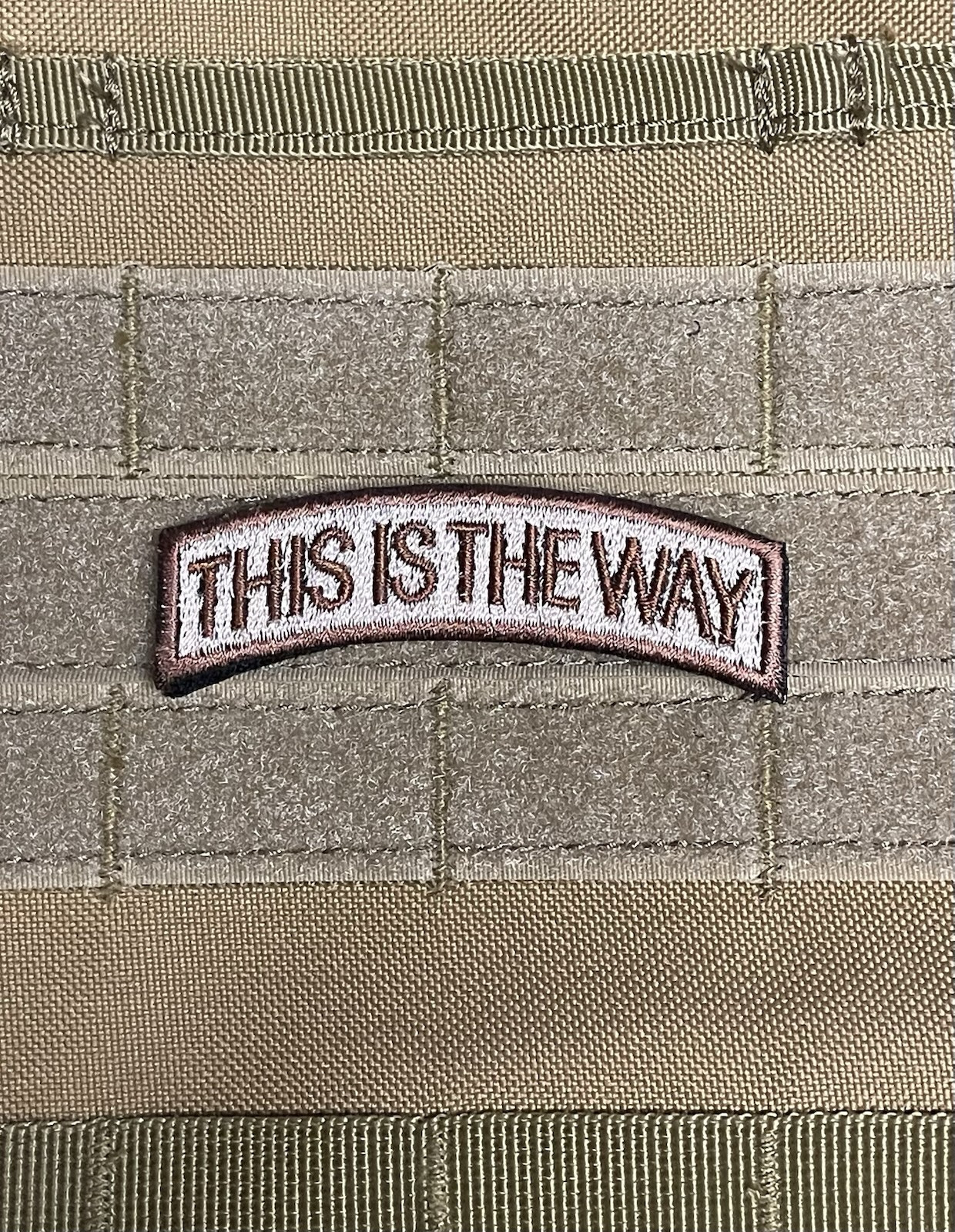 This is the Way Tab Shoulder Patch Mandalorian Bounty Hunter Tactical Morale 3\