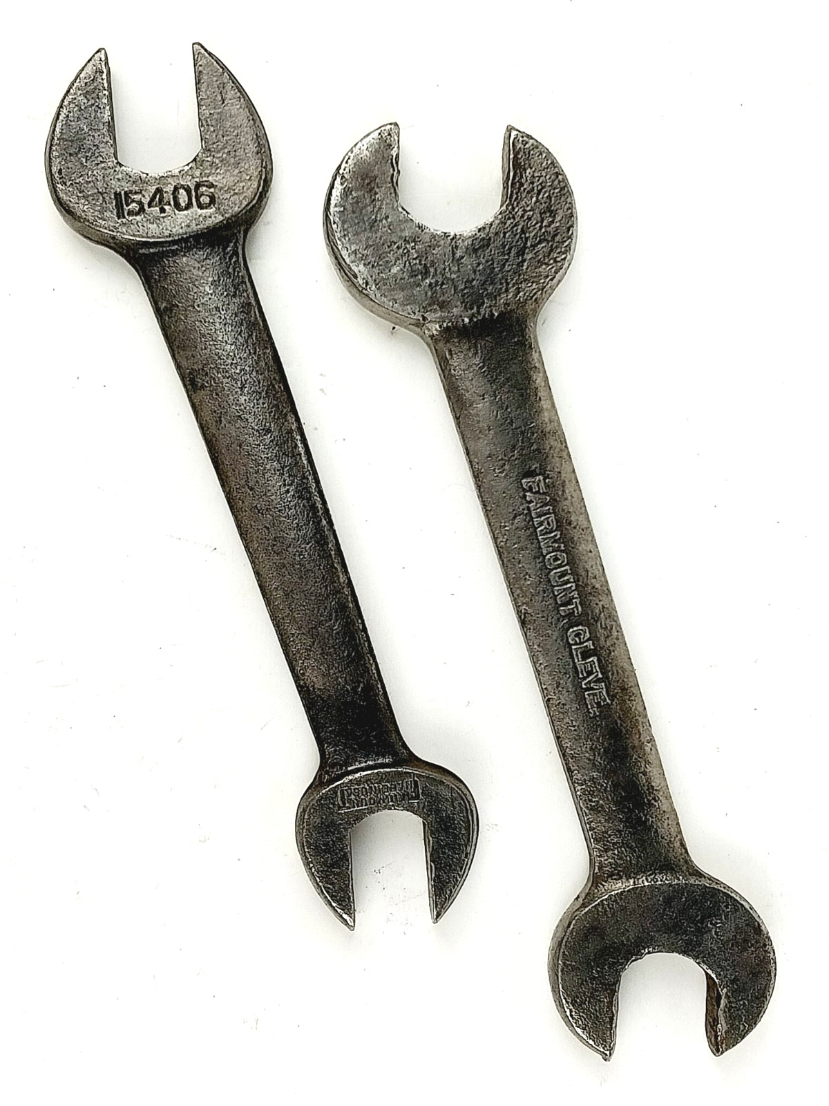 Two Vintage Fairmount Open End Wrenches - (SEE PICS FOR SIZES)