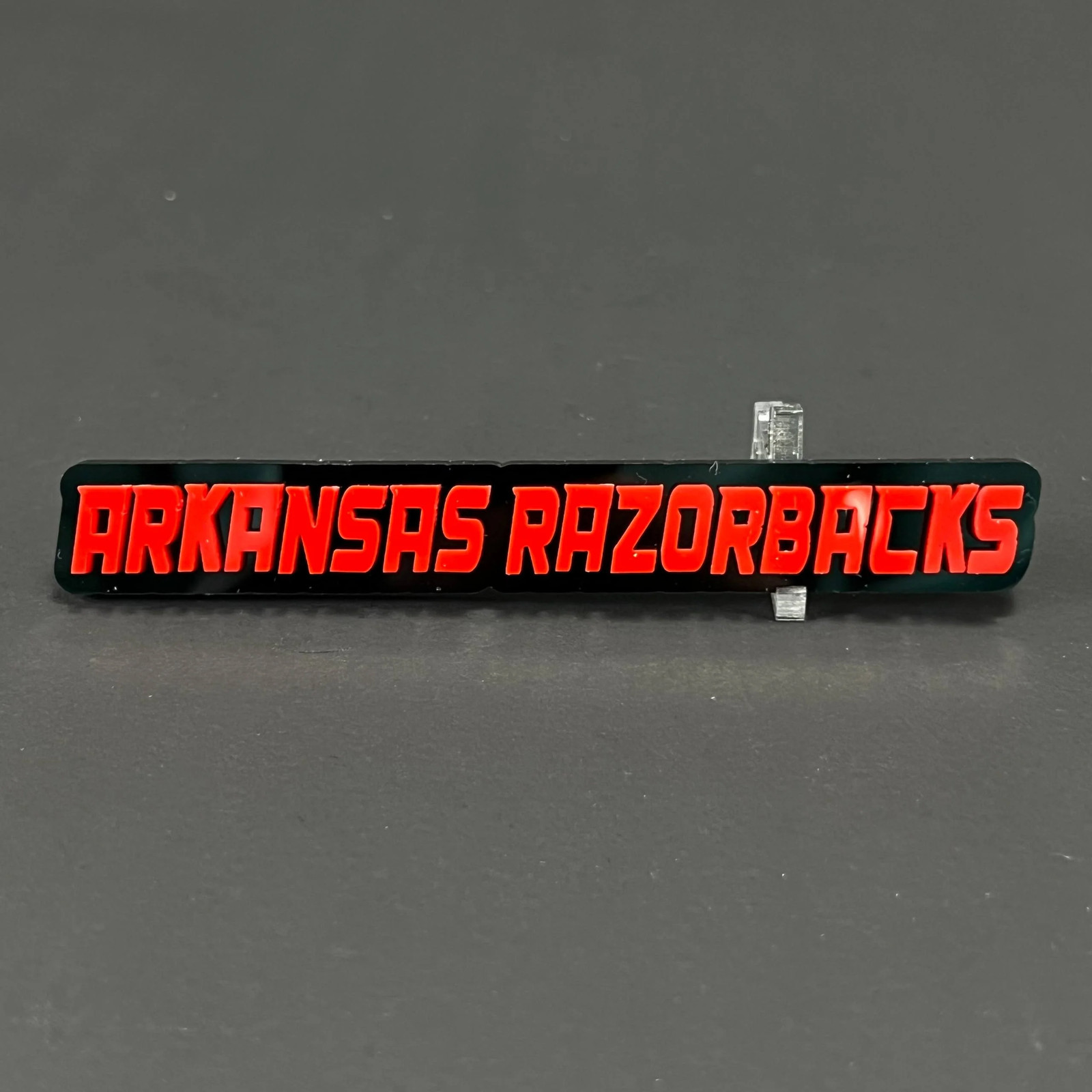 1PC ARKANSAS RAZORBACKS 3D Acrylic Badge - Car Truck Emblem Fender Sticker 1PC ARKANSAS RAZORBACKS 3D Acrylic Badge - Car Truck Emblem Fender Sticker