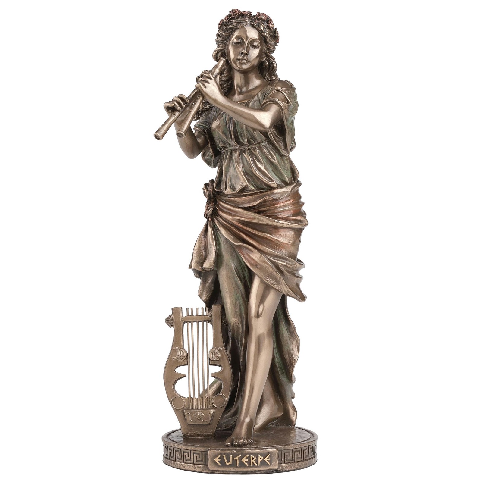 Veronese Design Euterpe Greek Muse of Music Sculpture, 9\