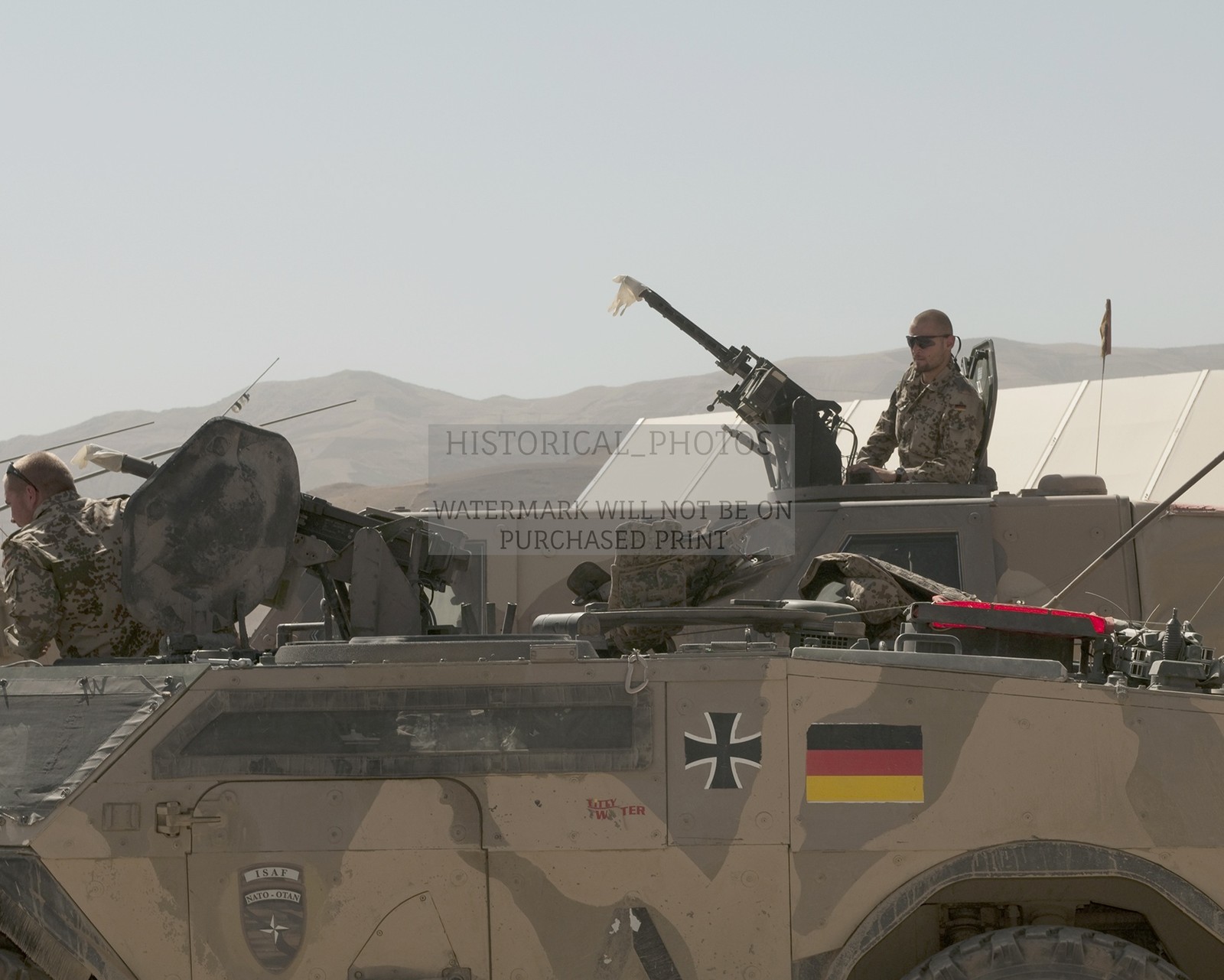 GERMAN FENNEK VEHICLE AFGHANISTAN FEYZABAD OPERATIONAL 2010 8X10 PHOTO