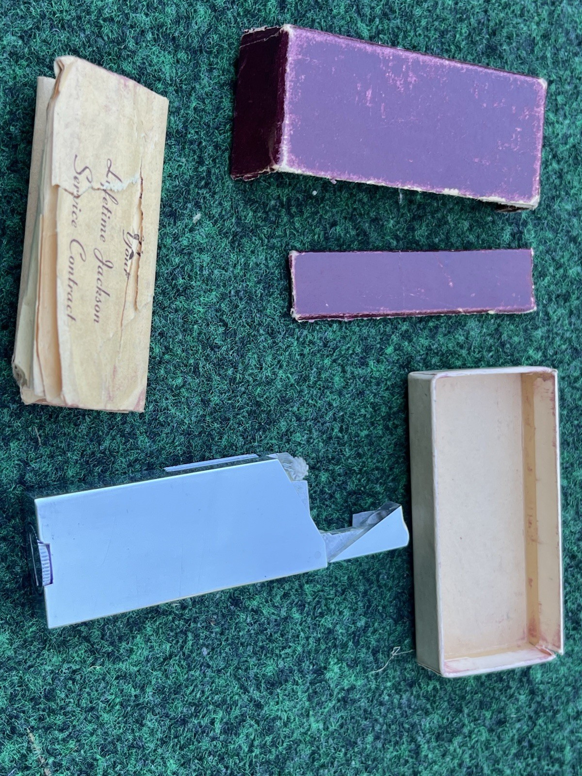 C 1940-1950 THE JACKSON Aluminum Block Lighter Made iN USA. NEVER IN USE