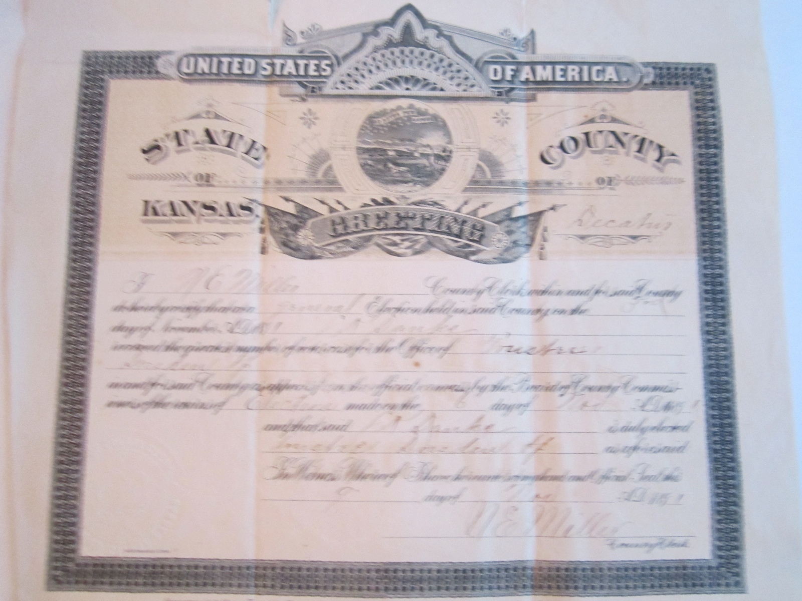 1893 REAL ESTATE MORTGAGE BOND DOCUMENT & 1888 R. E. MORTGAGE DEEDS - BB-2-2