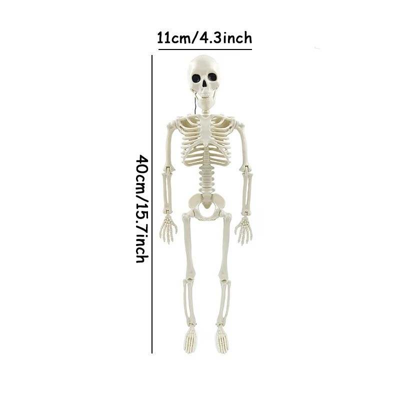 1Pc Halloween Humanoid Skeleton Haunted House Home Party Decorative Prop