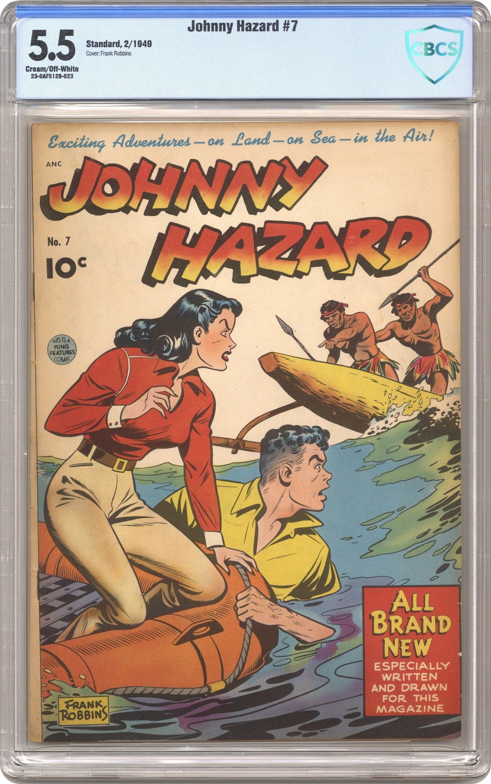 Johnny Hazard #7 CBCS 5.5 1949 23-0AF5128-023