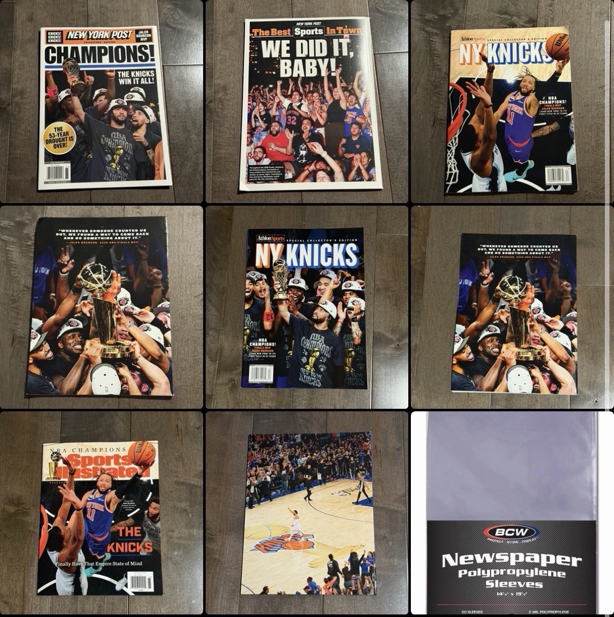 🏆🧡 Knicks Championship Collector’s Edition Magazine Bundle 🧡🏆 (2026)