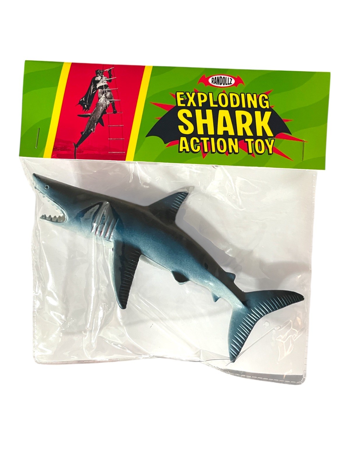 Custom Retro Vintage 1966 Original BatmanTV Series - EXPLODING SHARK TOY