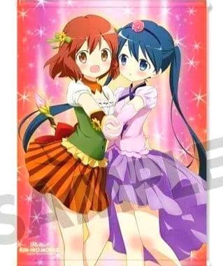Hello Kin-iro Mosaic British Battle Arc B2 Tapestry Yoko & Aya AnimeJapan 2016