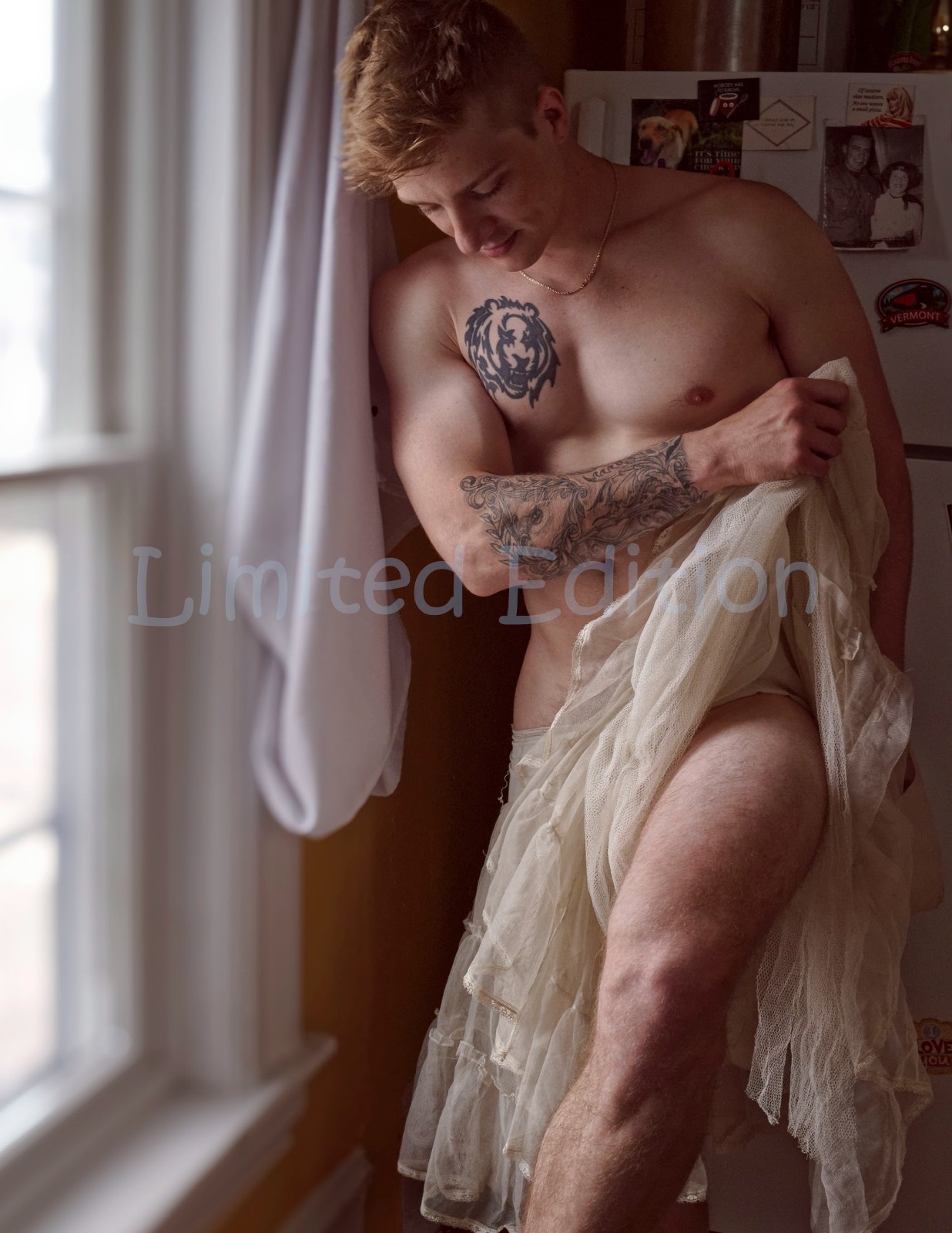 Handsome Male Nude Physique Gay Men Limited Edition Photo 8.5x11 1.21