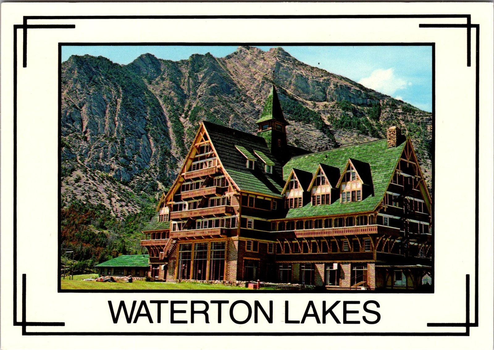 Waterton Lakes National Park Alberta Canada Vintage Postcard TPQ32