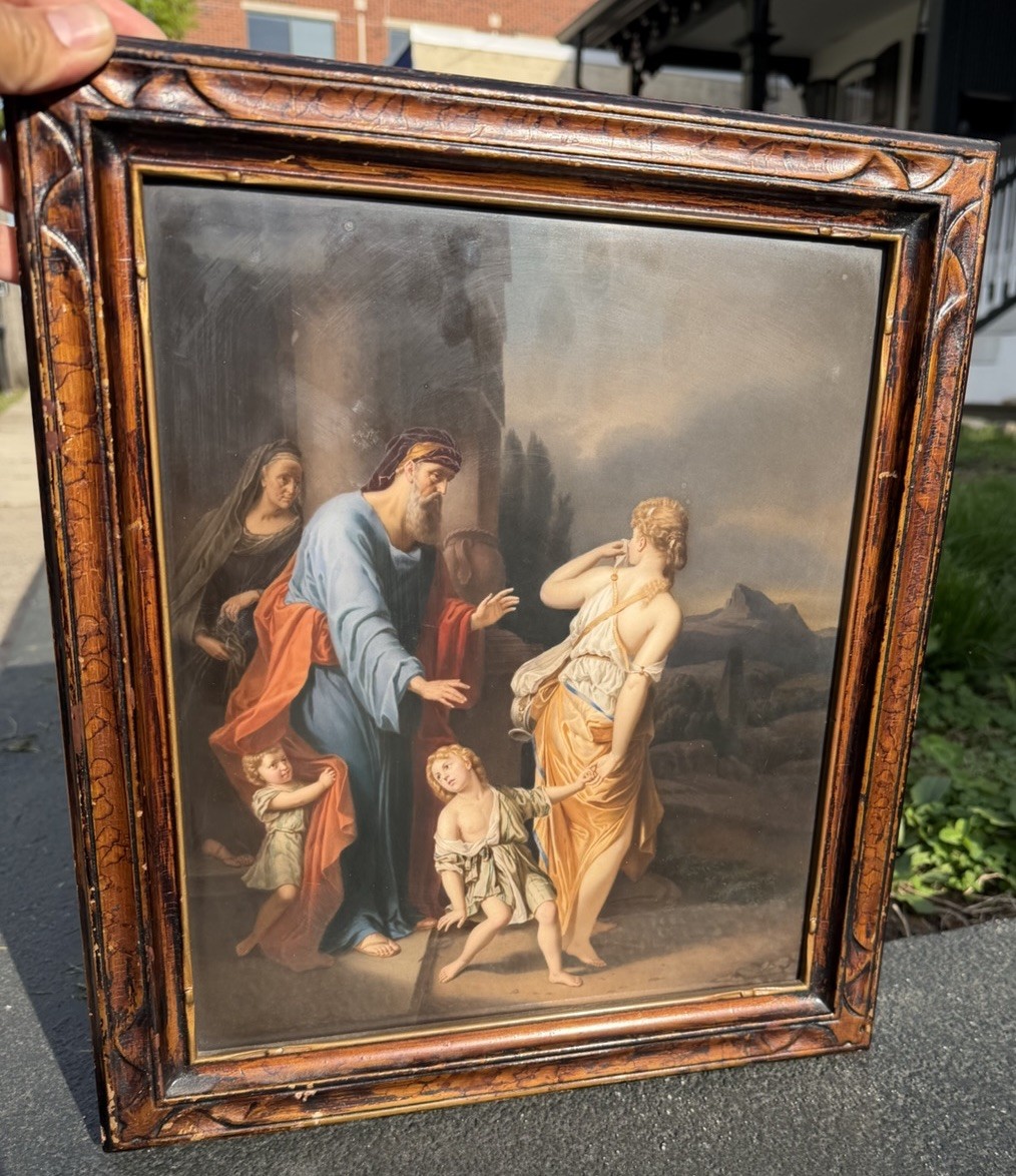 Wonderful Antique Large KPM porcelain Plaque