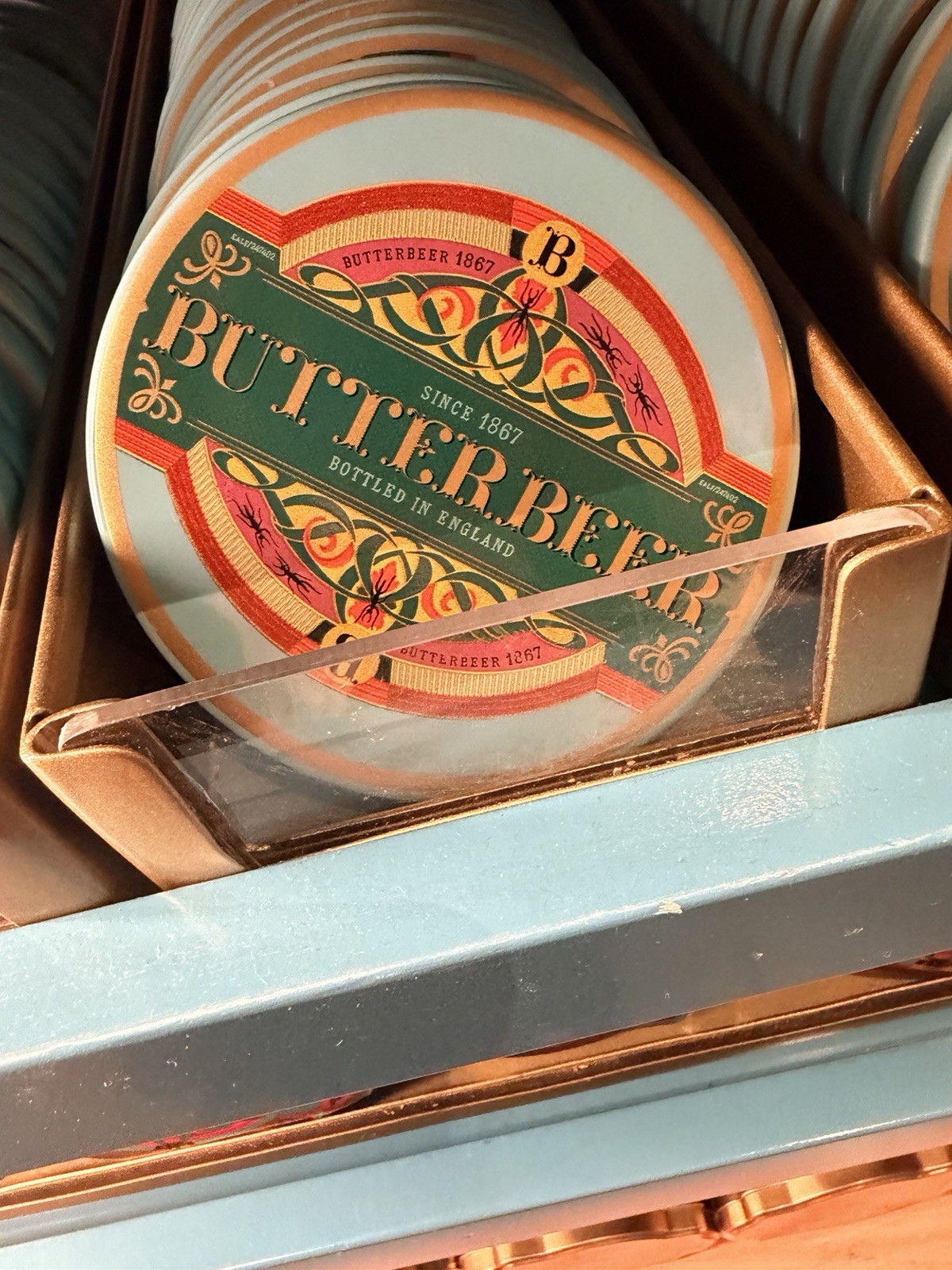 Universal Epic Universe 1920s Harry Potter Butterbeer Coaster Exclusive